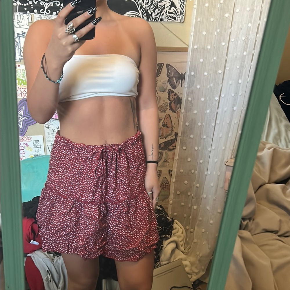 Red Brandy Skirt